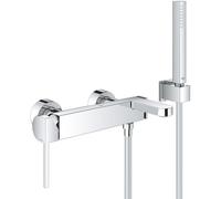 Grohe Plus Exposed Bath Shower Mixer Tap With shower set - Chrome