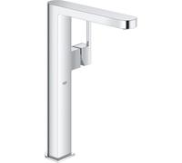 GROHE Plus Single Lever Basin Mixer for Free-Standing Basins, XL-Size Water-Saving Tap in Chrome Finish 32618003