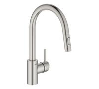 Grohe Pull Out Kitchen Tap Concetto Supersteel 31483DC2