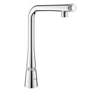 Grohe Pull Out Kitchen Tap Zedra SmartControl 370x200mm Chrome