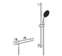 GROHE QuickFix Chrome Precision Start Thermostatic Shower Mixer