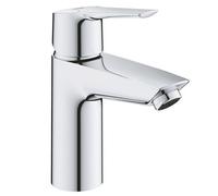 GROHE Basin Mixer Tap QUICKFIX Start - Metal Lever, 28 mm Ceramic Cartridge, 165 mm, Chrome
