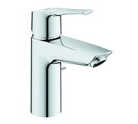 GROHE QUICKFIX Start - Single-Lever Basin Mixer with pop-up Waste Set (S-Size, 28 mm Ceramic Cartridge, Energy and Water Saving, Lift Rod in lateral Position, 3-in-1 inst. Tool), Chrome, 31137002