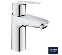 GROHE Basin Mixer Tap QUICKFIX Start - Metal Lever, 28 mm Ceramic Cartridge, 165 mm, Chrome