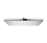 GROHE Rainshower 310 Mono Cube Head Shower, 310mm Shower Head, Chrome Finish, White Spray Plate, Square Shape 26567LS0