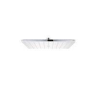 GROHE Rainshower 310 Mono Cube Head Shower, 310mm Water-Saving Shower Head, Chrome Finish, White Spray Plate, Square Shape 26568LS0