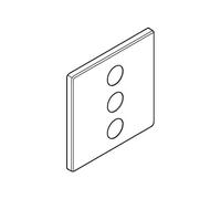 GROHE Rosette 48368 Square For SmartControl Chrome