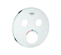 Grohe Rosette Flush-mounted thermostat Rosette SmartControl with 2 push buttons Moon White
