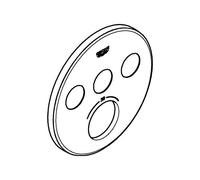 GROHE Rosette 49035 For SmartControl UP-THM Round With 3 ASV Chrome