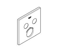 Rosette Grohe Square for SmartControl 2 shut-off valves Supersteel