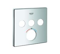 GROHE Rosette 49042 For SmartControl UP-THM Square With 3 ASV Chrome
