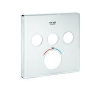 Grohe Rosette Flush-mounted thermostat Rosette SmartControl square 3 push buttons Moon White