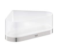 GROHE Selection Corner Shower Tray with Holder Supersteel 41038DC0
