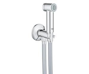 Grohe Sena Gloss Chrome Effect Wall-Mounted Single-Spray Pattern Bidet Sprayer Kit