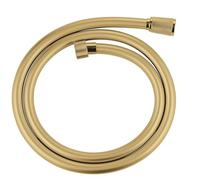 GROHE Silverflex Shower Hose with Twist-Free Action (1.25m, Tensile Strength 50kg, Pressure Resistance Up to 5 Bar, Heat Resistance 70°C, Universal Connection G 1/2" x 1/2"), Gold, 28362GL1