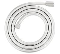 GROHE Silverflex Shower Hose with Twist-Free Action (1.75m, Tensile Strength 50kg, Pressure Resistance Up to 5 Bar, Heat Resistance 70°C, Universal Connection G 1/2" x 1/2"), Supersteel, 28388DC1