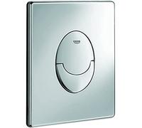 Grohe Flush Plate Skate Air Chrome Brass dual flush 156 x 197mm 42305000