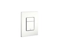 GROHE Skate Cosmopolitan Flush Plate for Concealed Gd2 Cisterns, Water-Saving, Dual Flush with Start-and-Stop Activation, Easy To Install, Alpine White, 38732SH0