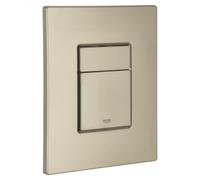 GROHE Skate Cosmopolitan Flush Plate for Concealed Gd2 Cisterns, Water-Saving, Dual Flush with Start-and-Stop Activation, Easy To Install, Brushed Nickel 38732EN0
