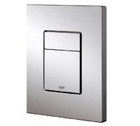 GROHE Skate Cosmopolitan - Flush Plate for WC and 2 flushes chrome / chrome