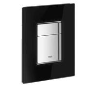 Grohe Skate Cosmopolitan WC Trimset Flush Plate Glass Black