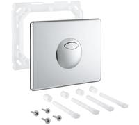 Grohe Skate Dual Flush Plate Dual Hose Push Button Chrome - 42303000 (42303 000)