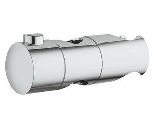 GROHE Sliding Glider with Swivel Holder for Height Adjustability of The Hand Shower Compatible with Tempesta and Euphoria Shower Rails with a Diameter of 21.8 mm, Chrome, 48099000
