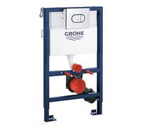 Grohe Solido Blue Concealed Wall-Mounted Dual Toilet Cistern Frame Set (H)82Cm