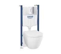 GROHE Solido Euro Ceramic 5-in-1 Set for WC, 1.13m, Chrome, 102517SH00