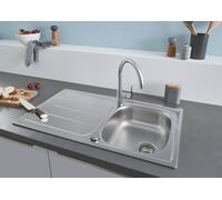 Grohe Stainless Steel Kitchen Sink Bau And Mixer Tap Bundle 31562SD1