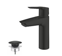 GROHE Start 237462432 Water-Saving Single-Lever Mixer Tap with Temperature Limiter Matte Black