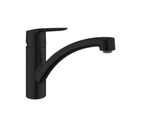 GROHE Start - 324412432 - Kitchen faucet - Single lever sink mixer - Matte black - Low spout - 140 rotation