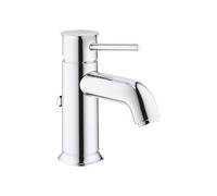GROHE Start Classic Basin Mixer, S-Size, Water-Saving, with Pop-Up Waste Set, Metal Lever, Chrome 23810000