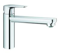 GROHE Start Curve Quickfix Single-Lever Sink Mixer with Medium High Spout with 140˚ Swivel Area, Chrome Easy to Fit with Quickmount 31717000
