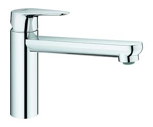 GROHE Start Curve Quickfix Single-Lever Sink Mixer with Medium High Spout with 140˚ Swivel Area, Chrome Easy to Fit with Quickmount 31717000