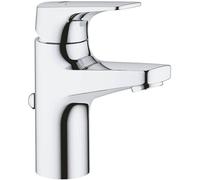 GROHE Start Flow Single-Lever Basin, S-Size A Water-Saving Tap with Pop-Up Waste Set, Chrome Finish 23809000