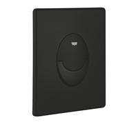 GROHE Start Flush Plate for Concealed Gd2 Cisterns, Water-Saving, Dual Flush with Start-and-Stop Activation, Matt Black Easy to Install 3 389642430