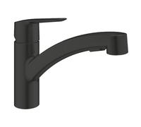 START Single-Lever sink mixer with pull-out shower head, Matt black (303072431)