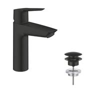 Grohe Start SilkMove EnergySaving Mono Basin Mixer Tap with Waste - Matt Black