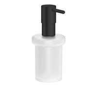 GROHE Start Spare Soap Dispenser in Start Start Cube QuickFix Soap Dispenser Holders (Glass and Metal, Size 157 x 92 mm), Matt Black, 411882430