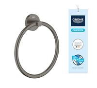 GROHE Start Towel Ring, Brushed Anthracite, 41174AL0