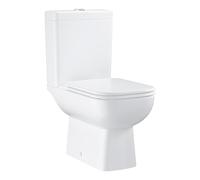 GROHE StartEdge Ceramic Floor Standing WC Bundle Close Coupled Toilet Pan and Cistern, White, 39951000