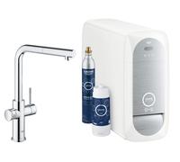 Grohe Starter Kit exib. Aerator Bluetooth/WIFI L outlet Blue Home Chrome
