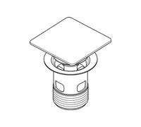 GROHE Stopper 40565 Including Cup For Standard Drain Fitting Supersteel
