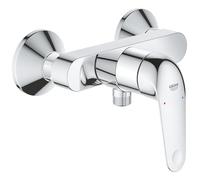 GROHE Swift QuickFix - Exposed Single-Lever Shower Mixer (Wall-Mounted, Metal Lever, 35 mm Ceramic Cartridge, Easy to Fit with GROHE QuickSpanner), Chrome, 24333001