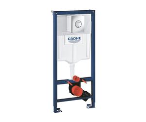 GROHE Tall Cistern Frame Rapid SL 3 in 1 WC Set 1.13m inc Nova Button 38860000