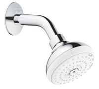 Wall Mounted Shower Head Grohe Tempesta 100 3 jets Chrome 26088001