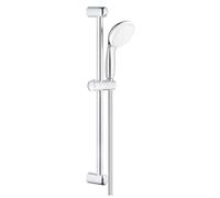 GROHE Tempesta 100 Shower Rail Set, 2 Spray Options, Chrome Finish with Extra Water-Saving 100mm Hand Shower, 600mm Rail, 1750mm Hose 2759810E