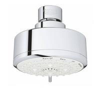 GROHE New Tempesta Cosmopolitan 100 Head Shower with 4 Spray Options, 100mm Shower Head, Water-Saving, Easy to Clean Chrome 27591001