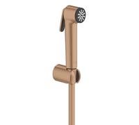 GROHE Tempesta-F Trigger Spray 30 - Handheld Toilet Sprayer Kit Shattaf Douche Bidet Tap (Wall Holder, Trigger Control Hand Shower, TwistFree Hose 1.25m), Brushed Warm Sunset Finish, 27513DL1